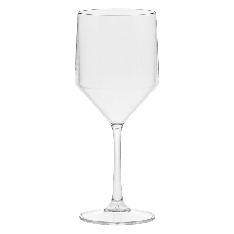 verre à vin incassable transparent seul